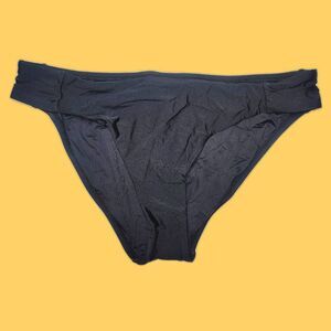 Sunshine 79 Sunshine Solids Side Shirred Hipster Bottom Size 12 RN 52419 SN3AM90